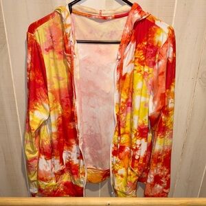 Vibrant Tie-Dye Women's Jacket